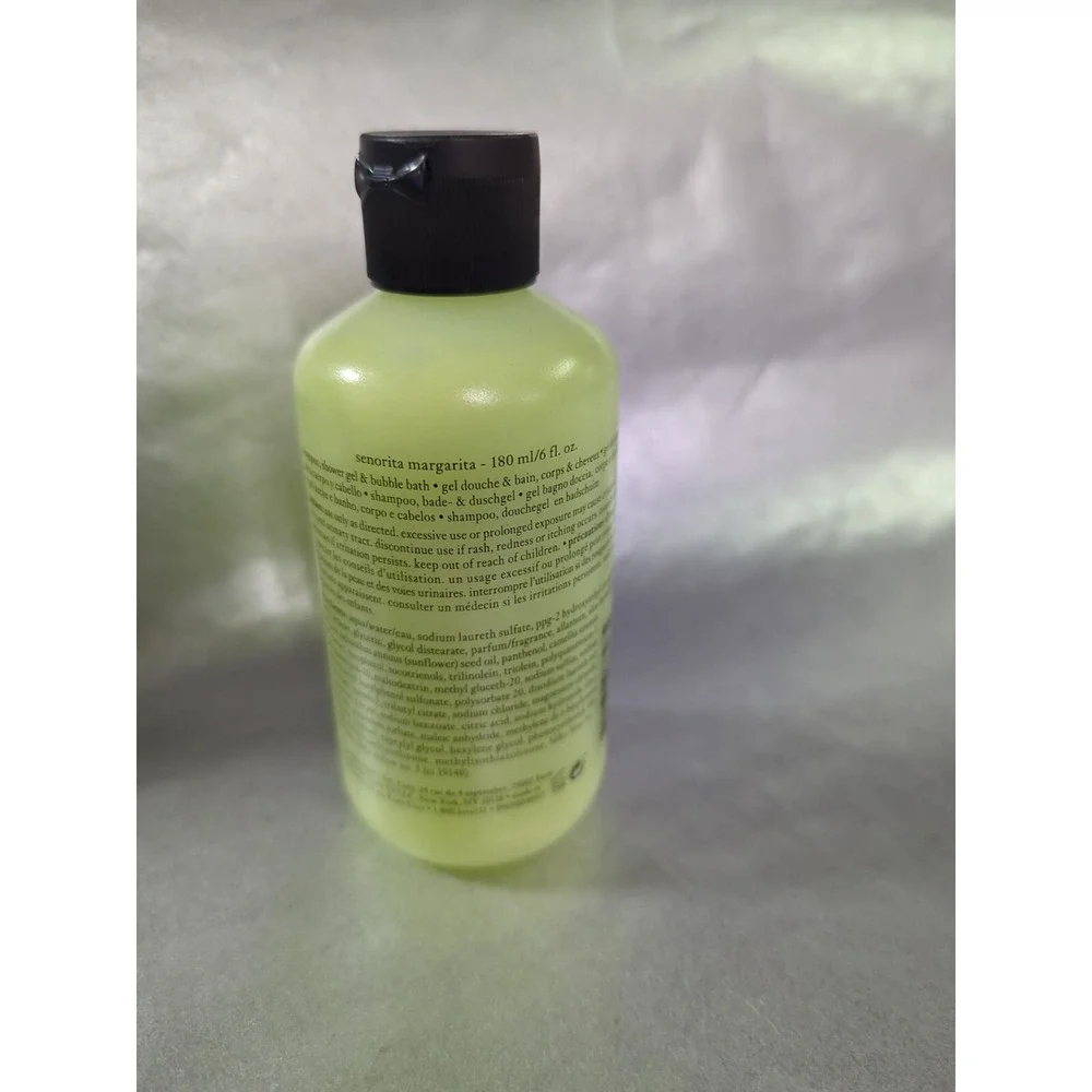 Philosophy Senorita Margarita Shower gel‎ bubble bath shampoo 6 fl oz NEW recipe